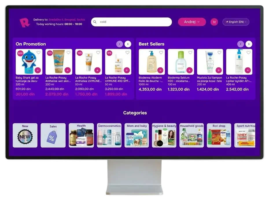 Rori on phone, tablet, and desktop — same experience across every device